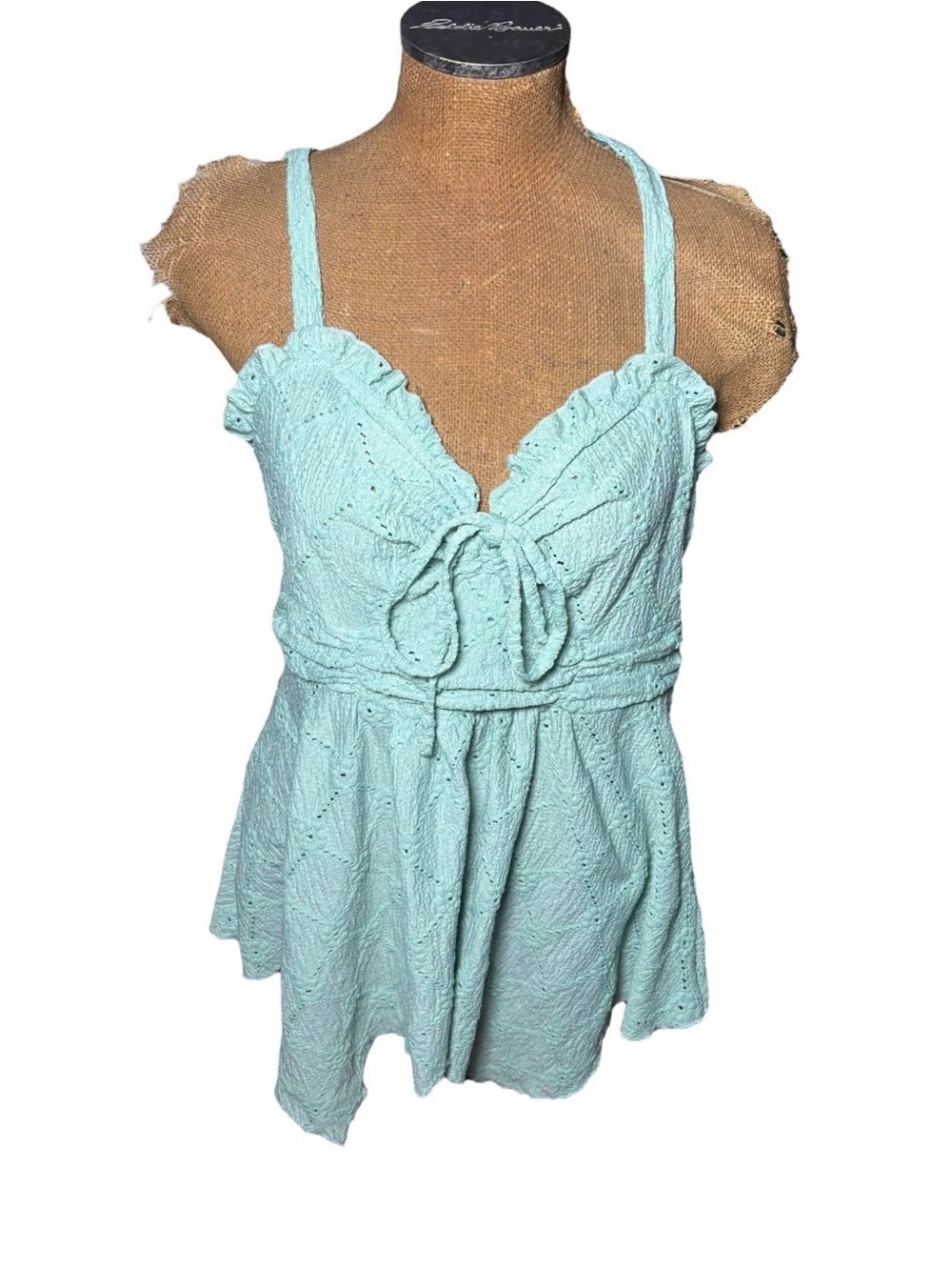 Rosegal Light Blue Mini Dress Size L